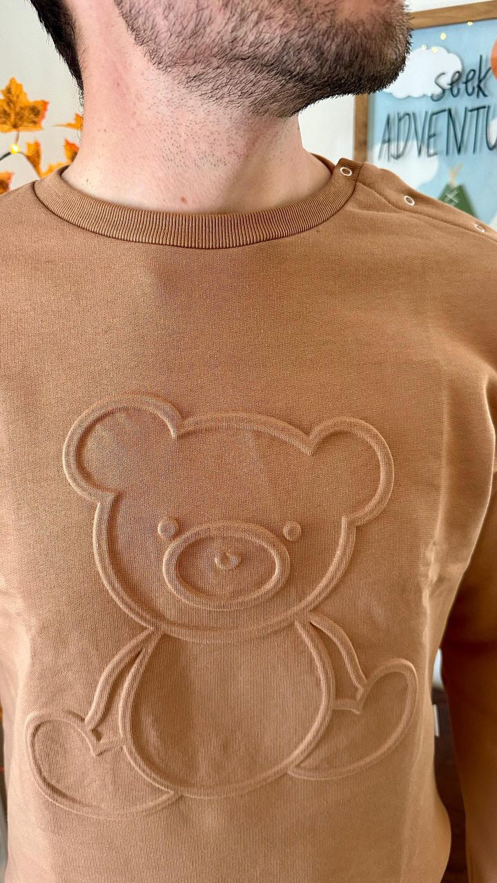 The Ollie - Brown Teddy Bear Sweatshirt