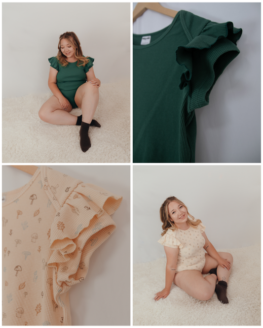The Fern & Aspen 2 Pack Adult Waffle Onesie
