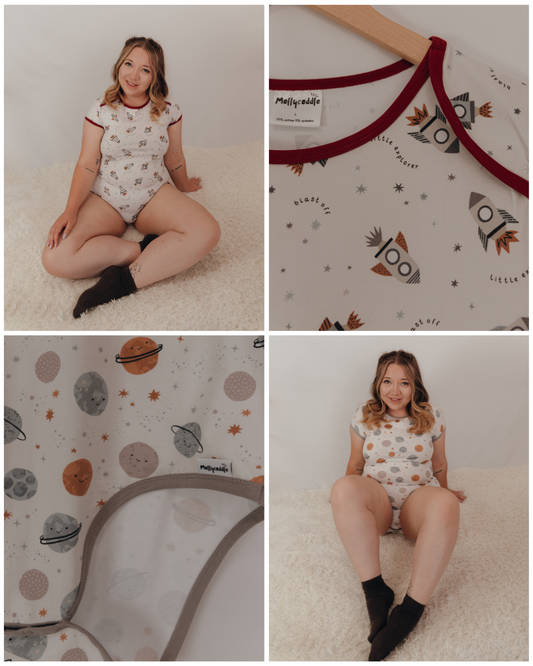 The Armstrong & Hadfield 2 pack Space Onesies