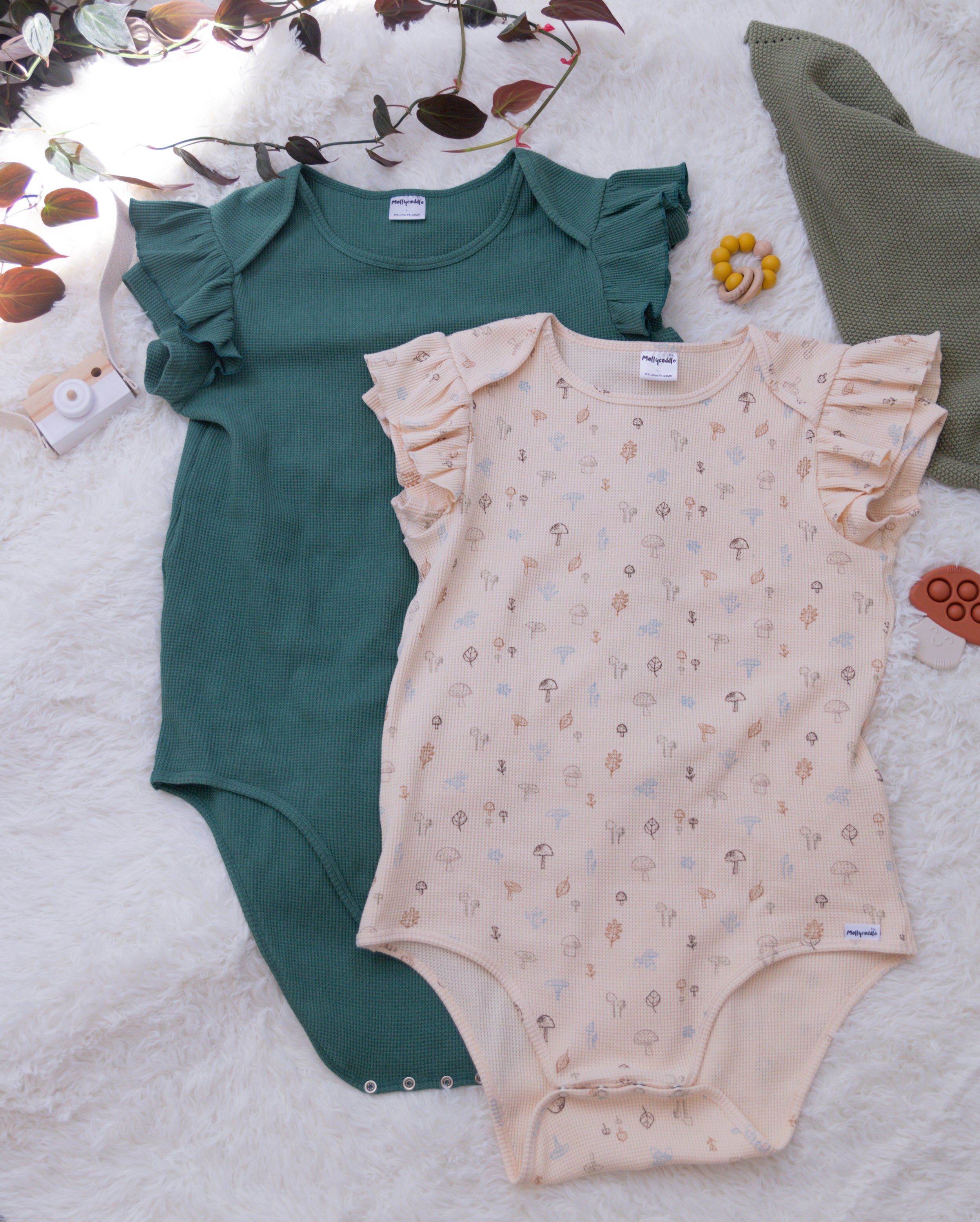 Foresty | 2 Pack Adult Waffle Onesies