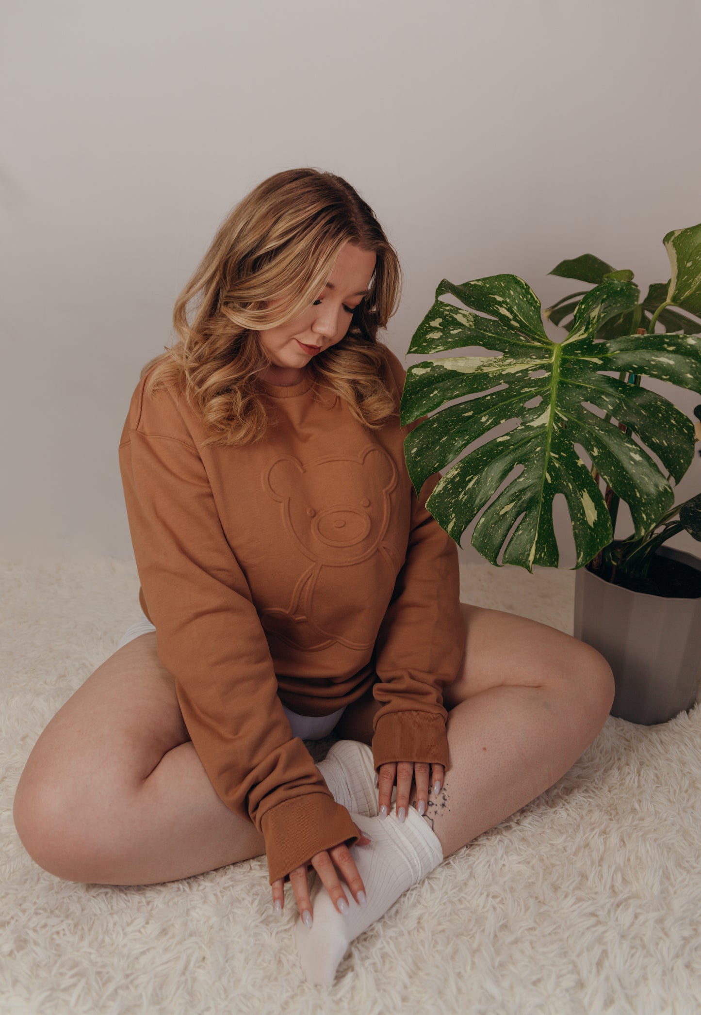 The Ollie - Brown Teddy Bear Sweatshirt