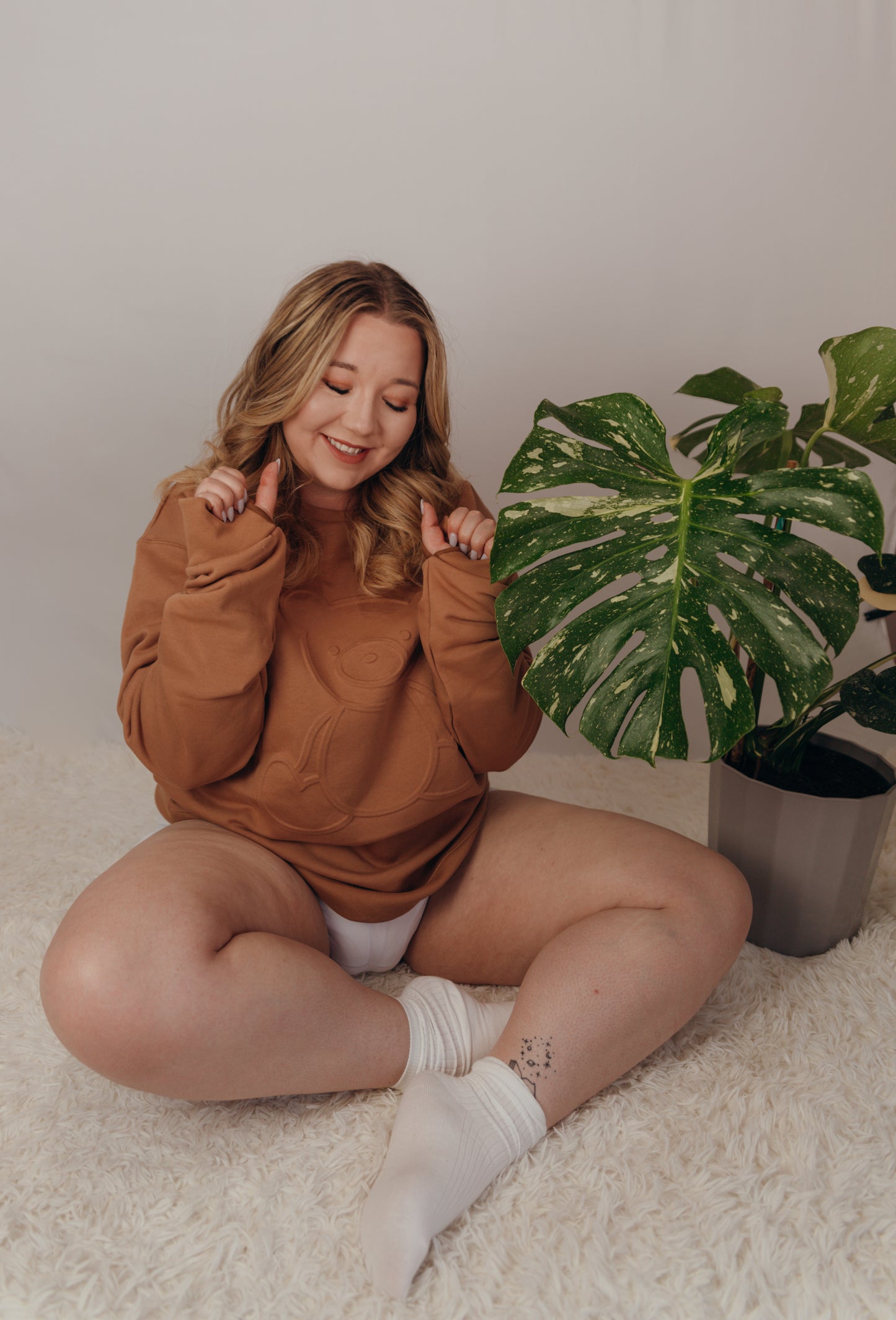 The Ollie - Brown Teddy Bear Sweatshirt